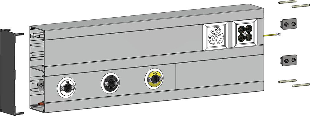 Gaine de canal elx MEK 4675/250x90 Gaine de canal elx MEK 4675/250x90