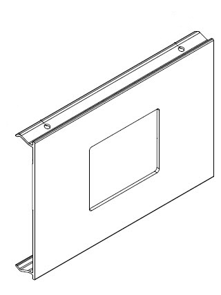 Couv. à enficher BRK 4675/250x90 blanc Couv. à enficher BRK 4675/250x90 blanc