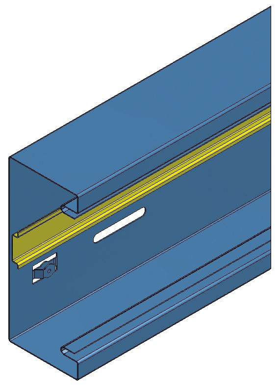 Gaine de canal BRK 4671/182x79 blanc