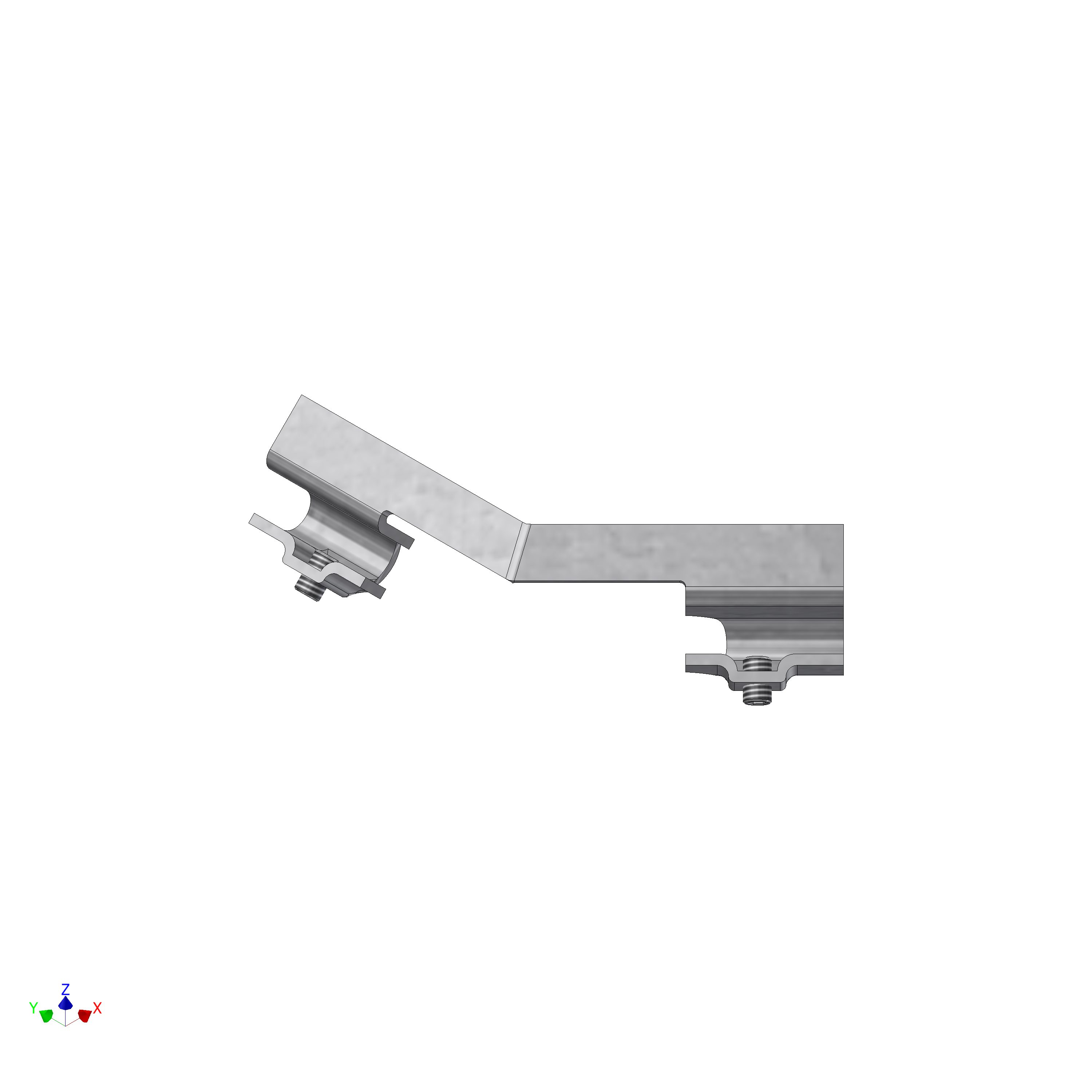 Barrette de centrage SOK AG135° en-haut