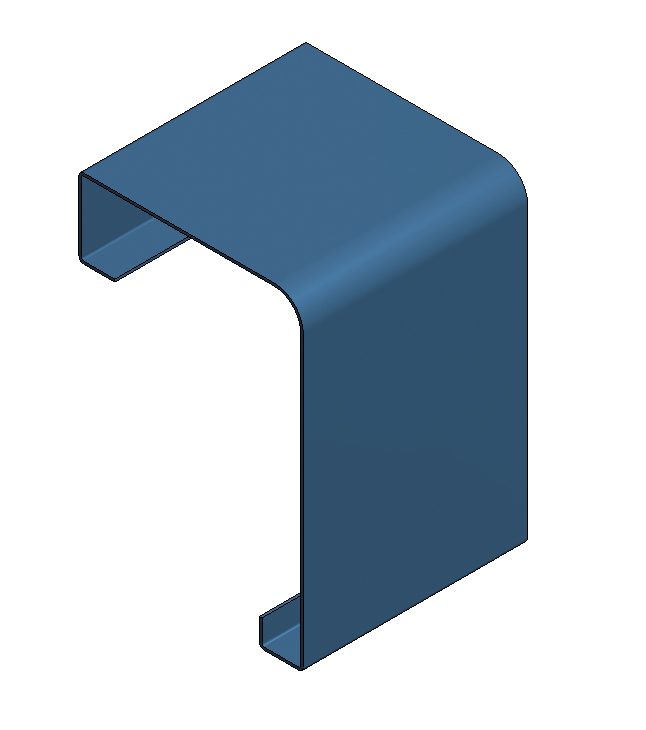 Pièce d'extrémité gauche chanfreinée fermée FnW KDK200x130