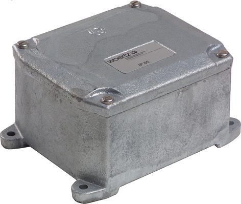 Boîte de dérivation en fonte, 141x120x84 mm