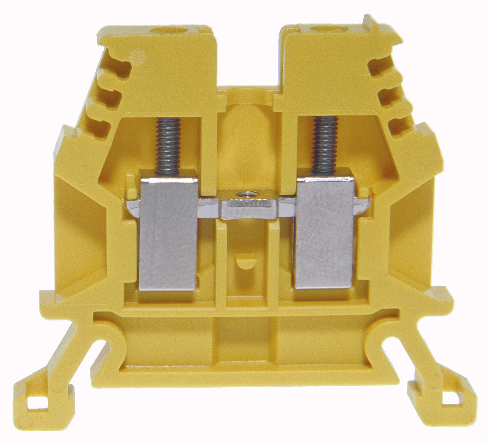 Morsettiera DIN35 2,5 mm² giallo