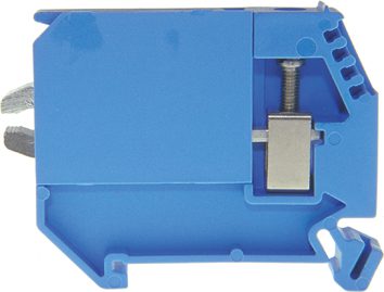 Morsetto di scollegamento del conduttore neutro DIN35 6mm2 blu