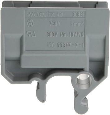 Morsetto derivazione DIN32 6mm2 grigio