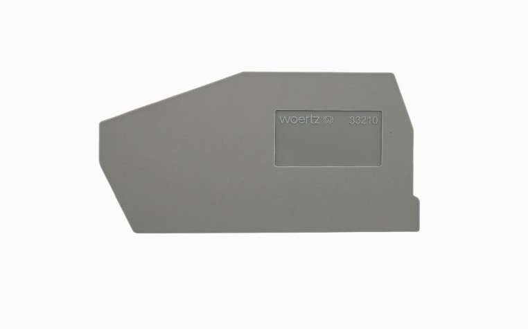 Pannello terminale di separazione per morsetto a molla a vite