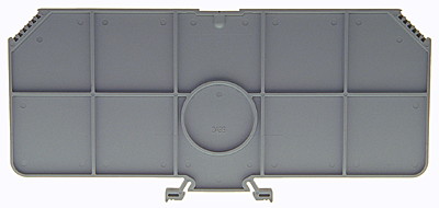 Partizione DIN35 a terminali a perno grigio 240mm2