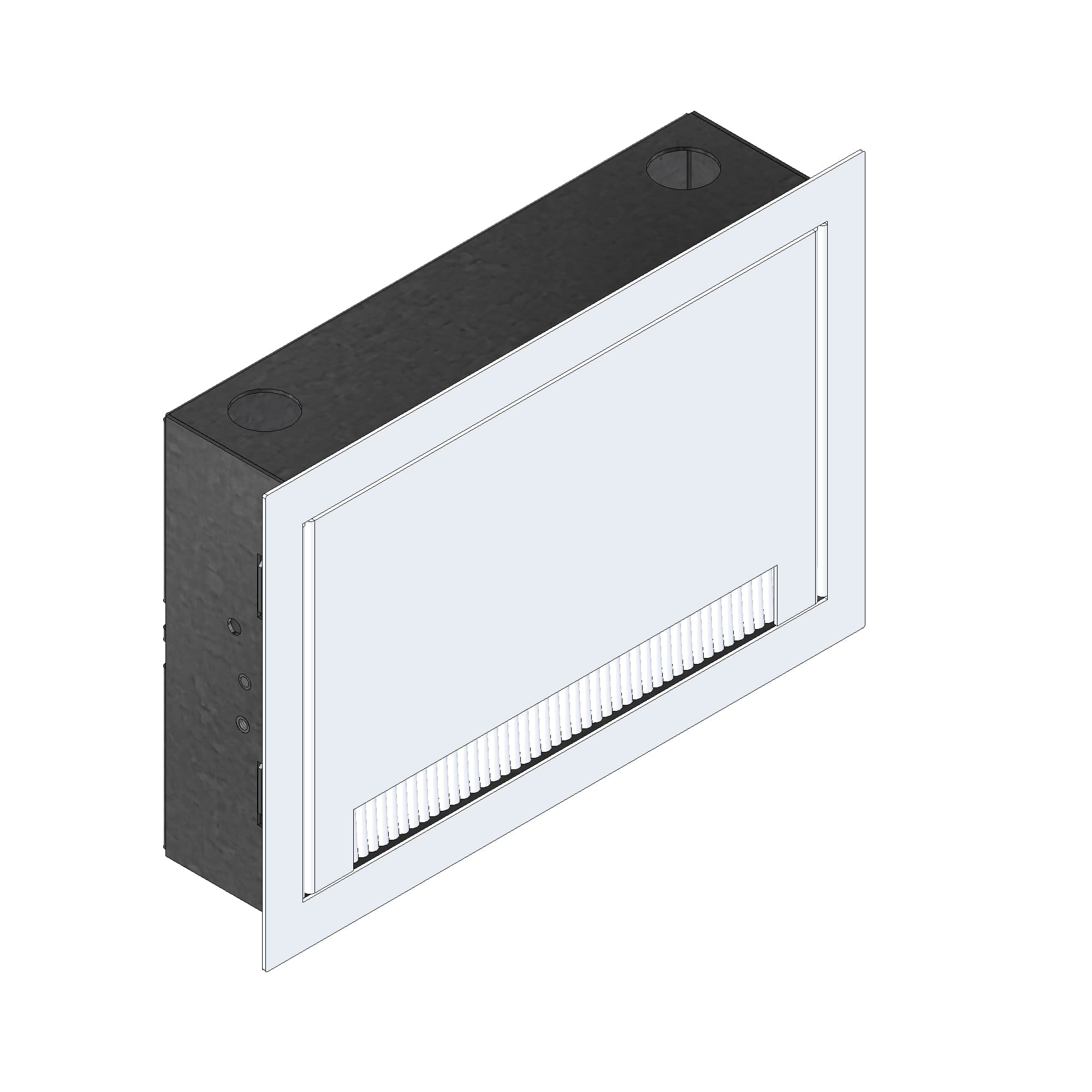 Scatola di derivazione a parete 2x2FLF ws WAD 250x180