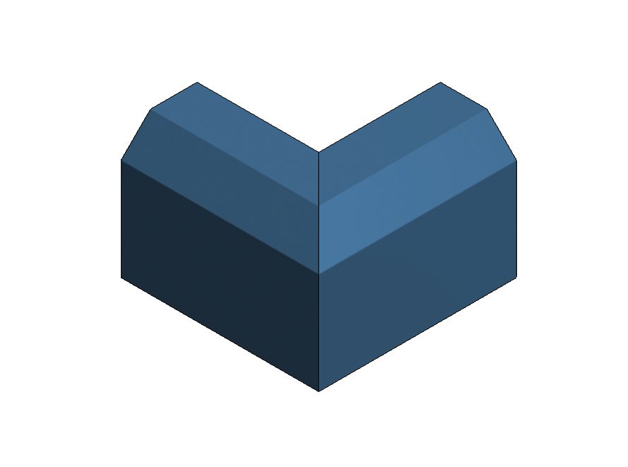 Angolare 90° est. a fase KOK 200x120 Angolare 90° est. a fase KOK 200x120