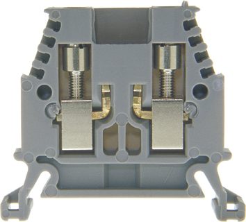 Frakoblingsklemme DIN35 2,5 mm² grå uten støpsel