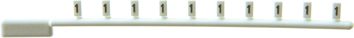 Merkestang 6x3 mm med preging I Merkestang 6x3 mm med preging I
