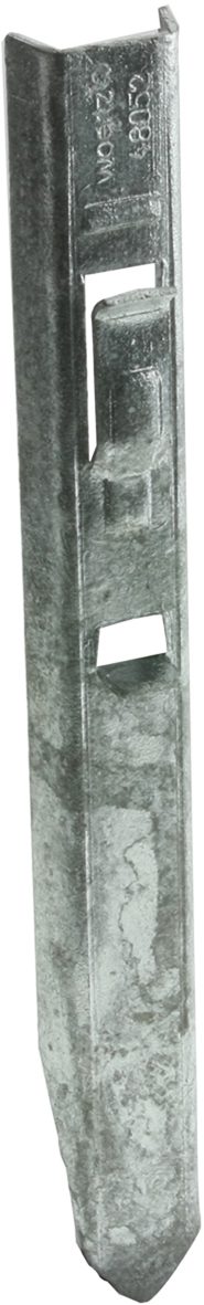 Avstandsstykke, varmgalvanisert stolpe 28 cm