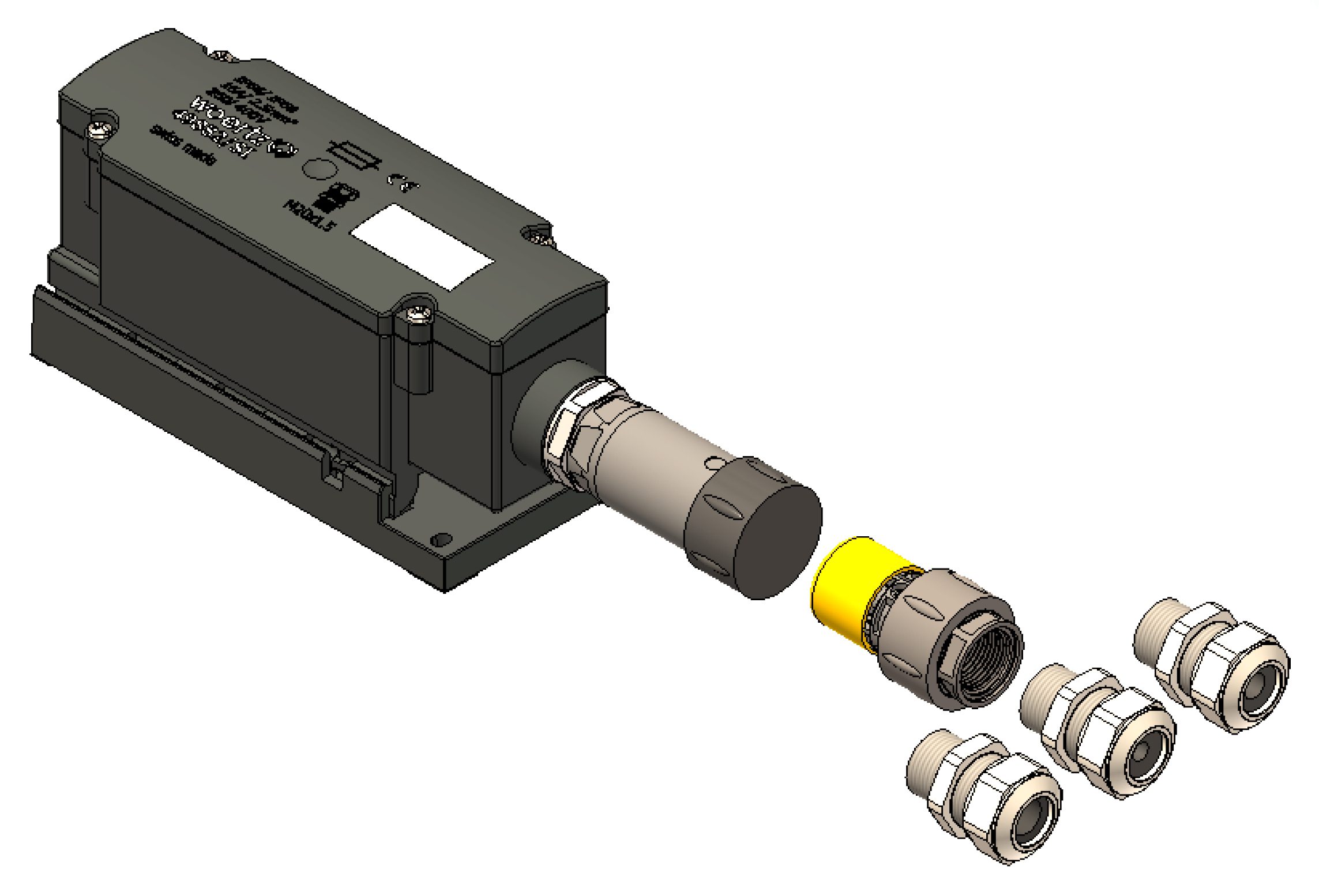 Koblingsboks FK strøm IP 5G10mm² IP68 ST M20x1,5 Ø6-15mm