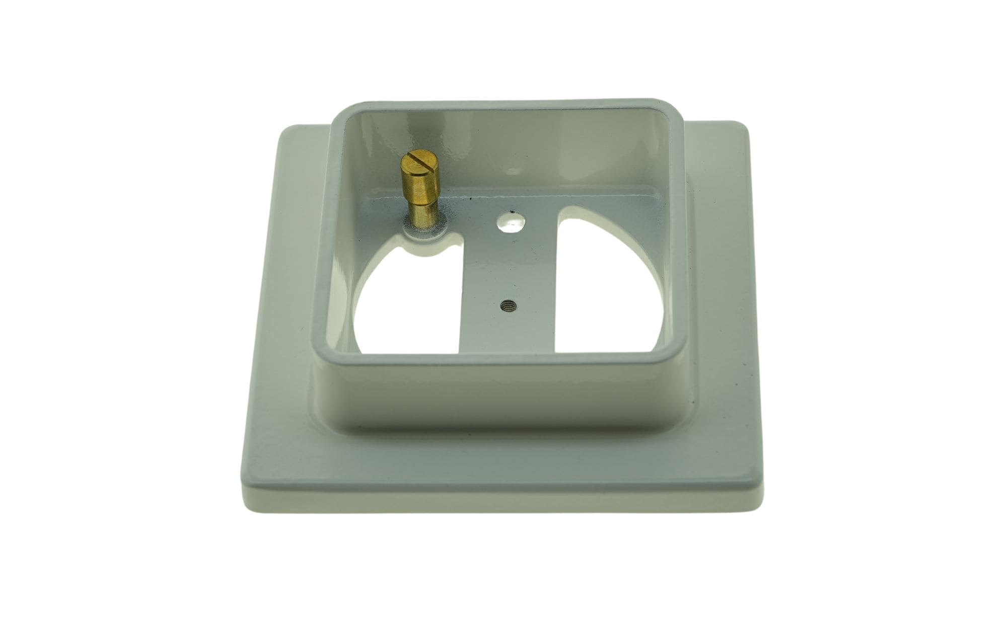 Bunnplate av aluminium 130x130x10mm