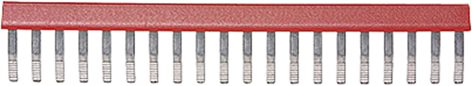 Doorverbindingshark 20-polig rood 5,08mm Doorverbindingshark 20-polig rood 5,08mm