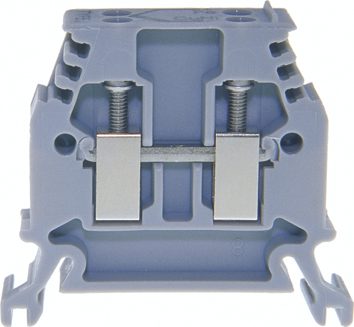 Thermokoppelaansluitingen DIN35 2,5mm² grijs NiCr/CuNi