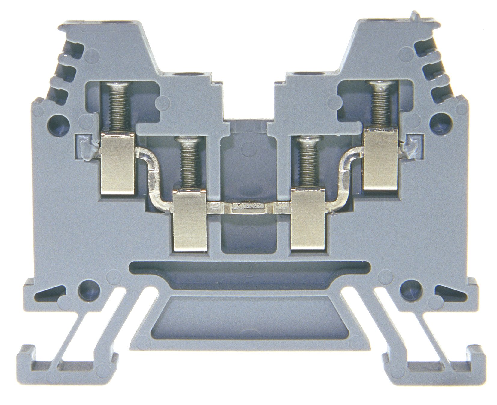X aansluitblok DIN35 2,5mm² grijs