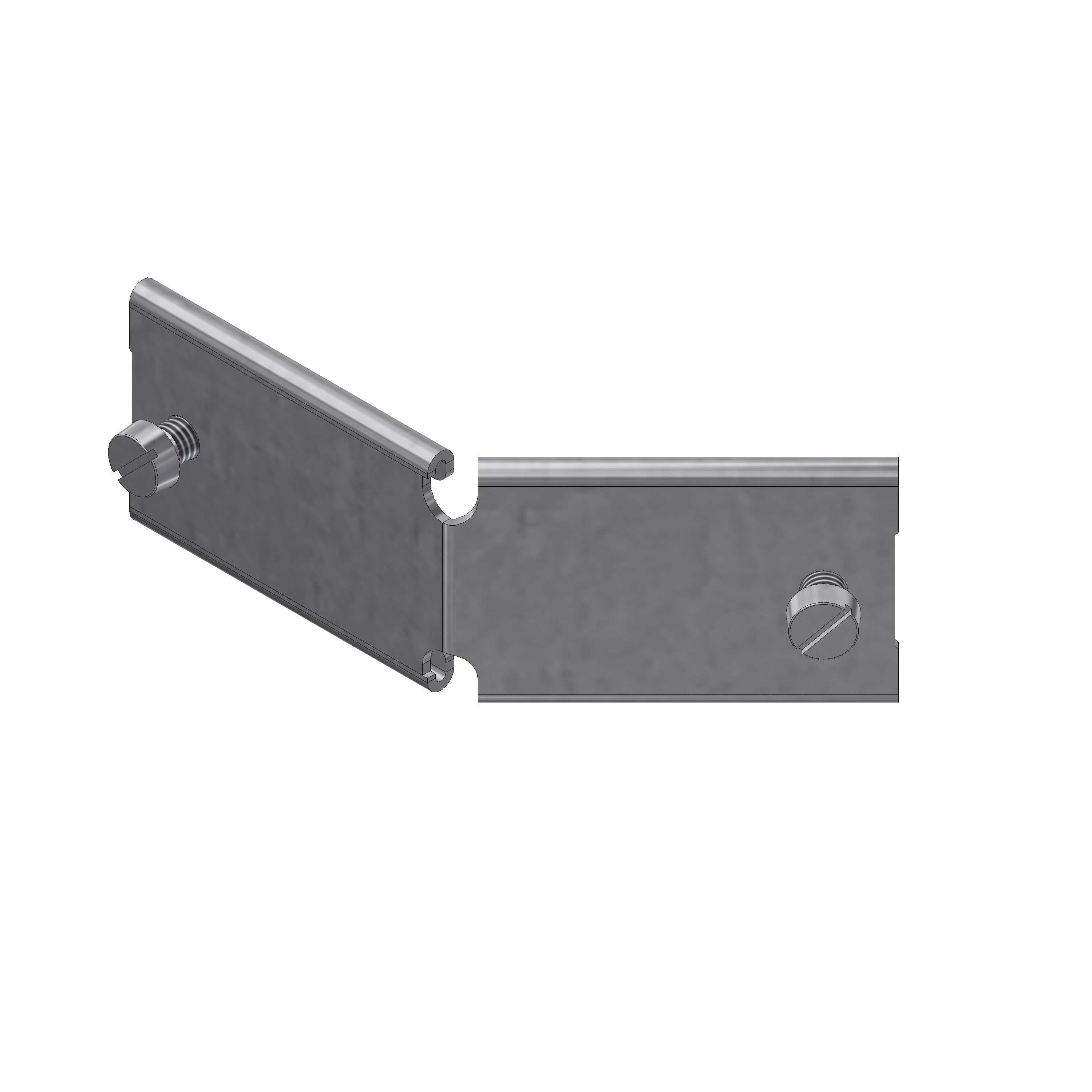 Connector AG 135° voor DIN-rail